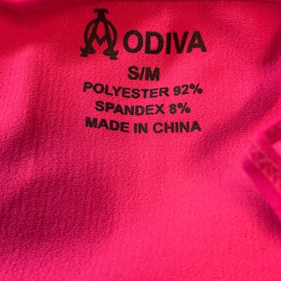 (A3) Odiva Neon Pink‎ Cami Jumpsuit/Bodysuit with side pockets, Size S/M, NWT - Picture 10 of 10